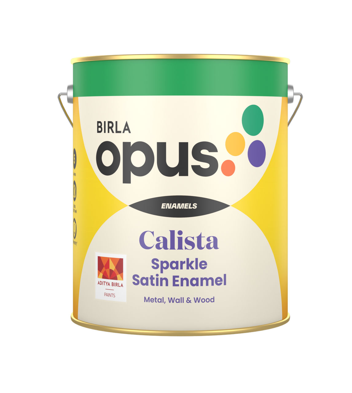 Calista Sparkle Satin Enamel: Birla Opus Paints