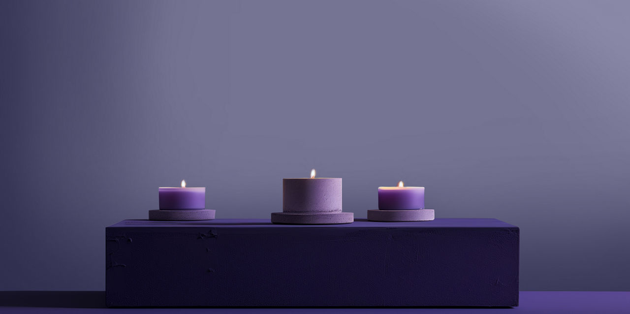 Crushed violets
