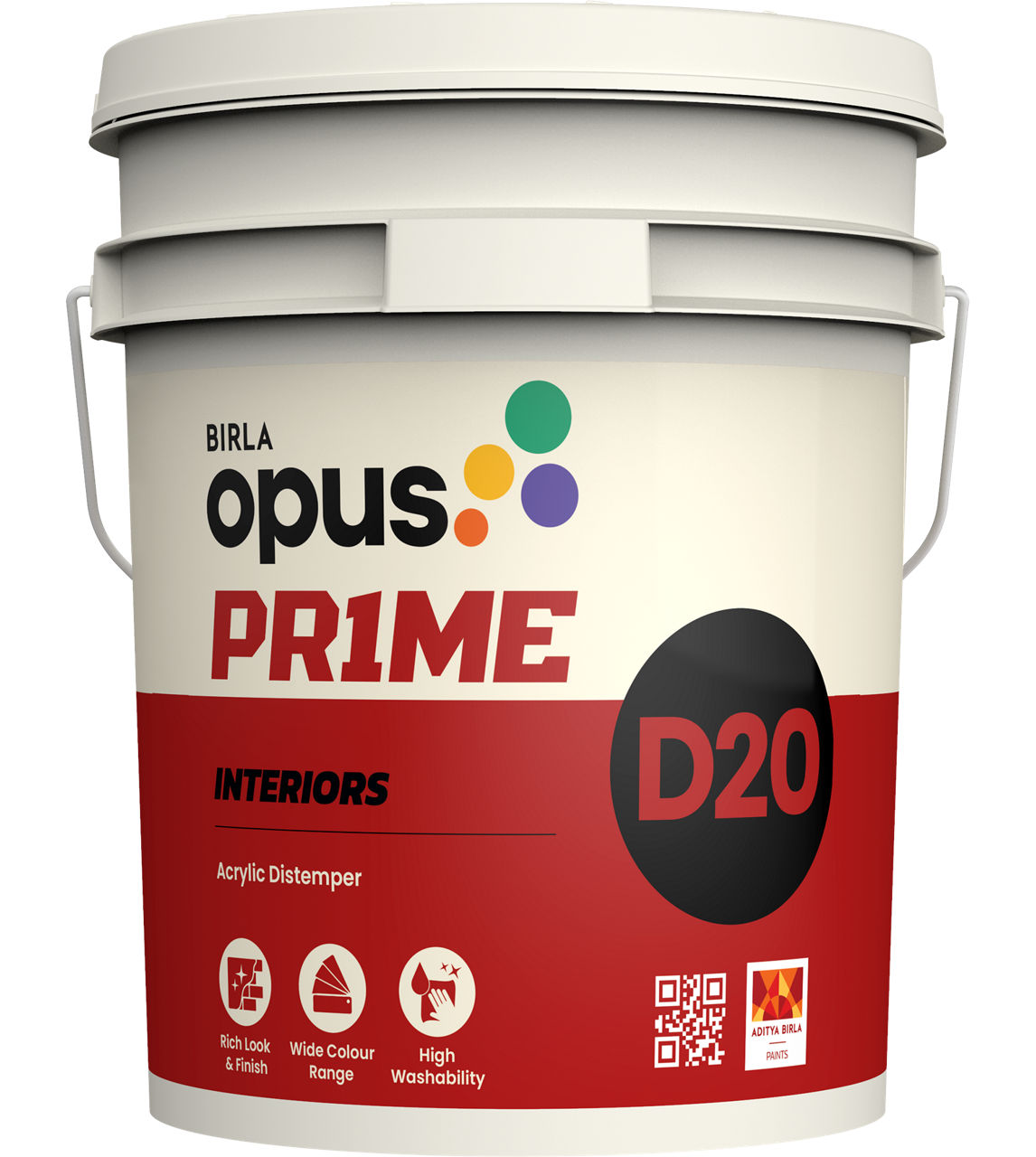 D20 Interior Acrylic Distemper: Birla Opus Prime