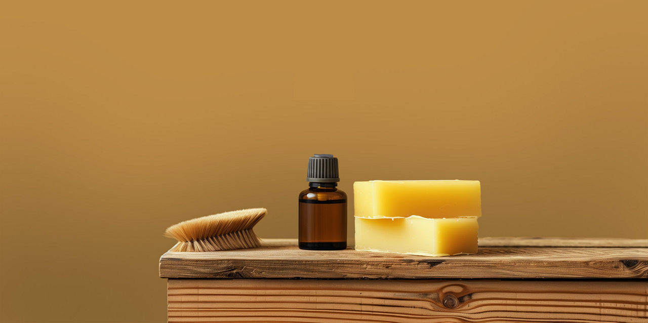 Damp sandalwood