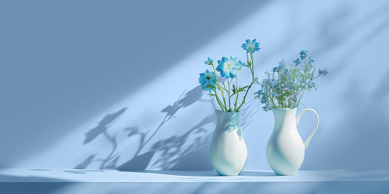 Drooping orchids
