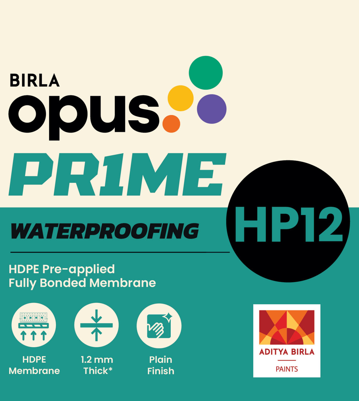 HP12 Waterproofing HDPE Membrane