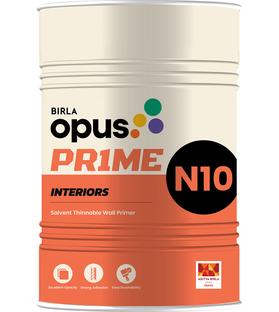 N10 Interior Water Thinnable Solvent Primer: Birla Opus Prime