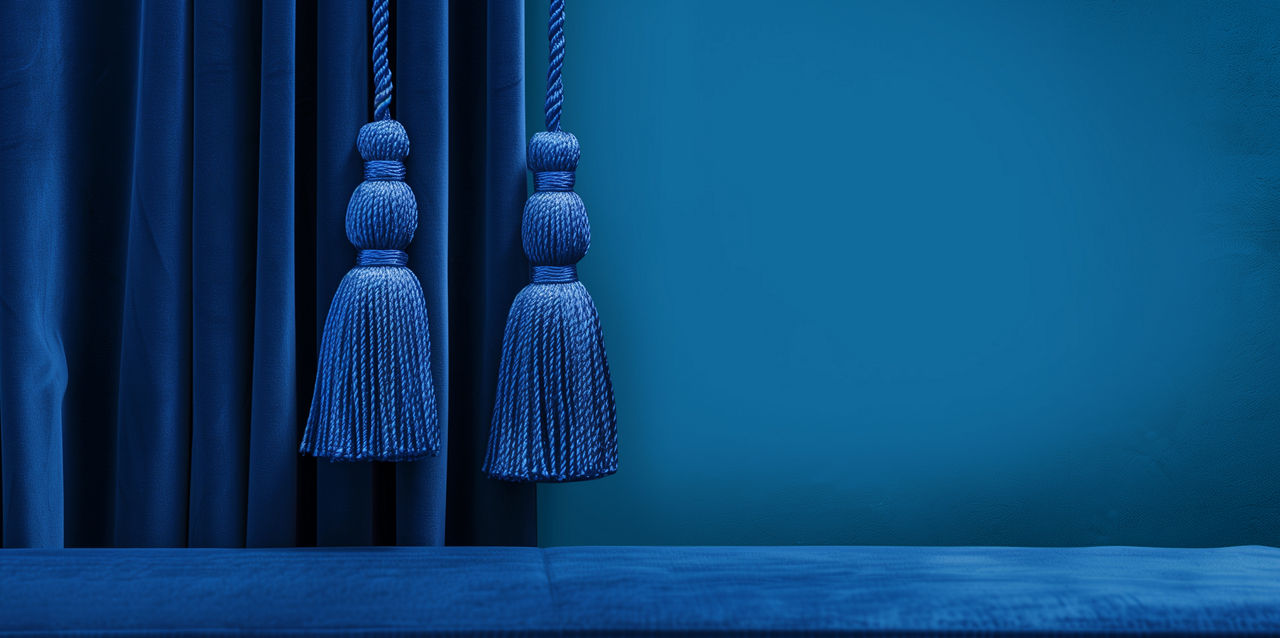 Otherworldly blue