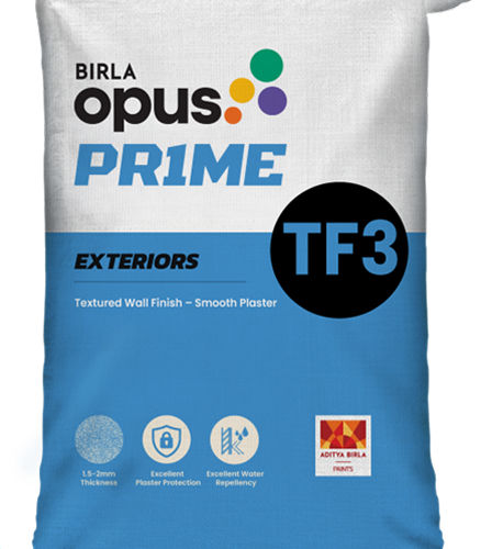 T25 Exterior Textured Wall Finish: Birla Opus Prime 