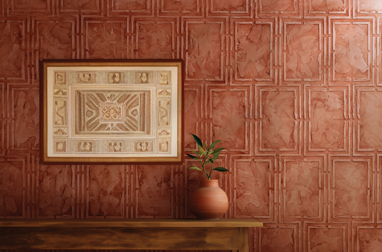 Trellis Wall Texture: Birla Opus Paints 